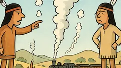 Ανέκδοτο: Δύο Ινδιάνοι με σήματα καπνού