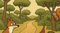 Ανέκδοτο: Τι είναι κόκκινο και σκουπίζει στο δάσος;