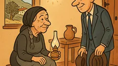 Ανέκδοτο: Ο νομάρχης ρωτά τη γριά για ρεύμα