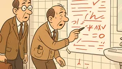 Ανέκδοτο: Καθηγητής πιάνει συνάδελφο στην τουαλέτα