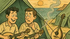 Ανέκδοτο: Το τετράχορδο της διπλανής τέντας...