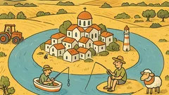 Ανέκδοτο: Κι αν η Λάρισα είχε θάλασσα;