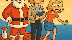 Ανέκδοτο: Πάνω στη στέγη ο Άγιος Βασίλης…