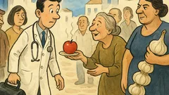 Ανέκδοτο: Ένα μήλο την ημέρα...