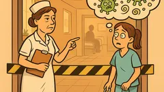 Ανέκδοτο: Η προϊσταμένη δείχνει την επικίνδυνη ζώνη