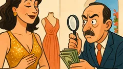 Ανέκδοτο: Μια κυρία αγοράζει πανάκριβο φόρεμα…