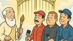 Ανέκδοτο: Τρεις μπογιατζήδες στον Παράδεισο…