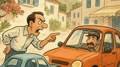 Ανέκδοτο: Ο Ψαραντώνης τρακάρει και απαντά…